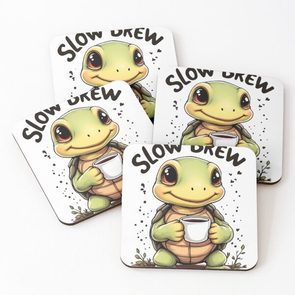 Item preview, Cute Turtle - Slow Brew designed and sold by SignumShop.