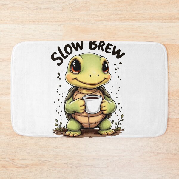 Item preview, Cute Turtle - Slow Brew designed and sold by SignumShop.