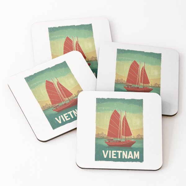 Item preview, A Vintage Travel Illustration of Vietnam  designed and sold by GoodOldVintage.