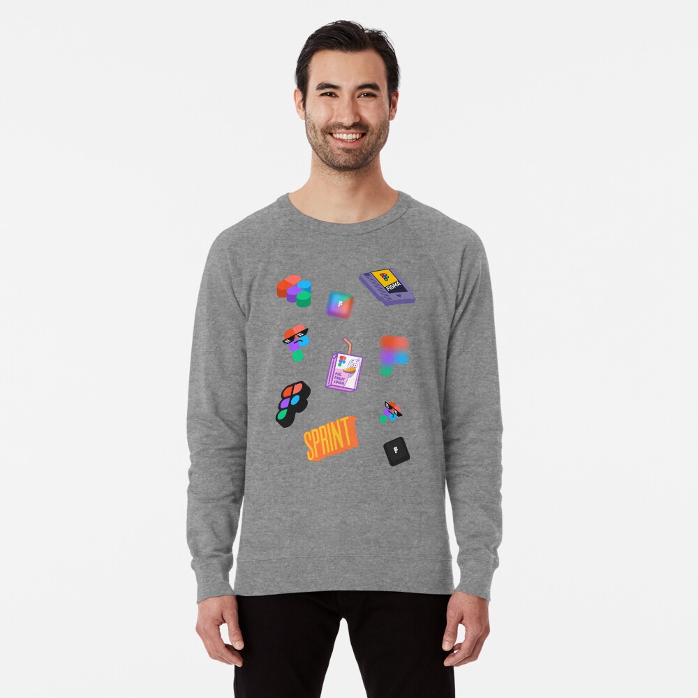 Item preview, Lightweight Sweatshirt designed and sold by PoshPixel.