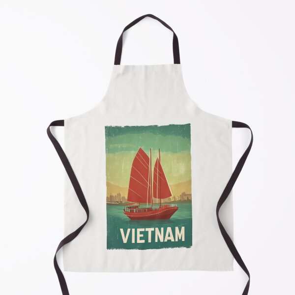 Item preview, A Vintage Travel Illustration of Vietnam designed and sold by GoodOldVintage.