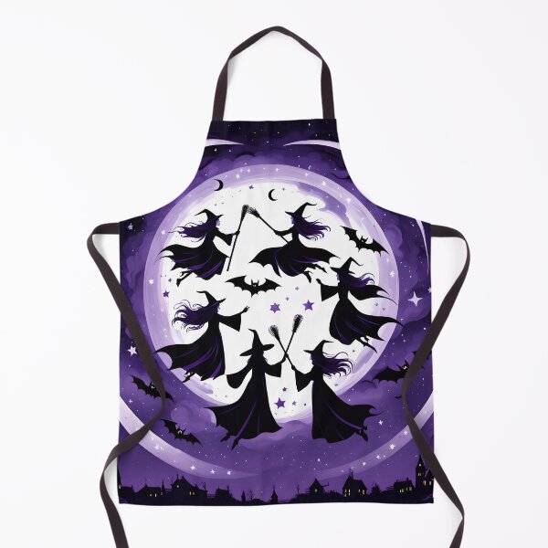 Item preview, Witches Flying Under the Enchanted Moon designed and sold by MandalasShops.
