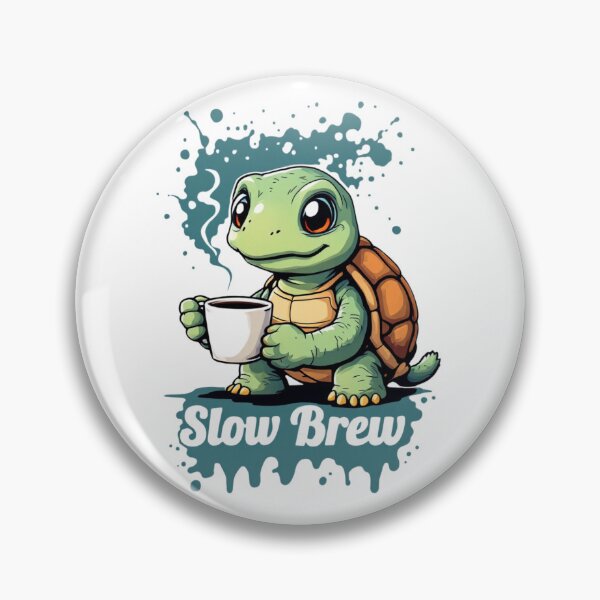 Item preview, Cute Turtle - Slow Brew designed and sold by SignumShop.