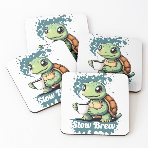 Item preview, Cute Turtle - Slow Brew designed and sold by SignumShop.