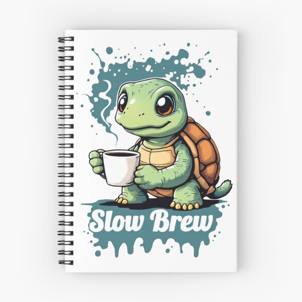 Item preview, Cute Turtle - Slow Brew designed and sold by SignumShop.