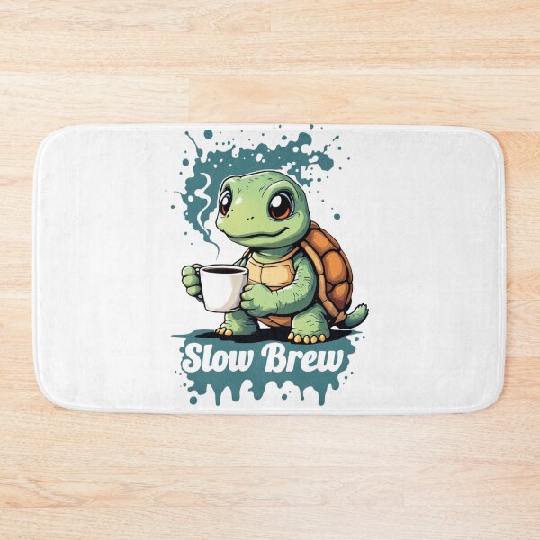 Item preview, Cute Turtle - Slow Brew designed and sold by SignumShop.