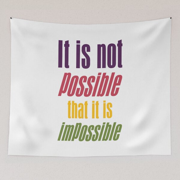 Item preview, It is not possible that it is impossible - v2 designed and sold by adam1762.