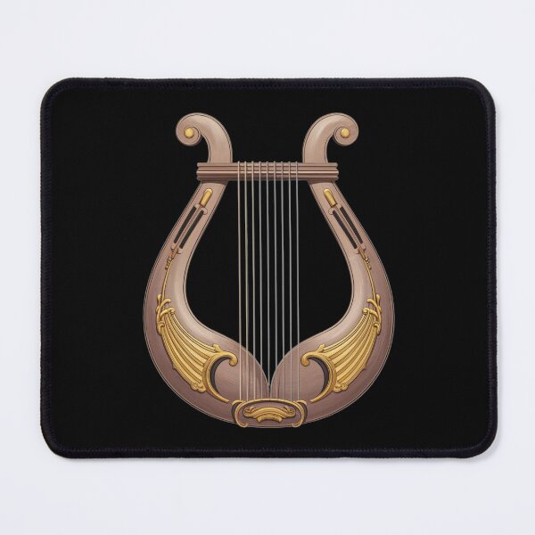 Item preview, Wooden and Gold Lyre in Vintage Style designed and sold by Promoc.