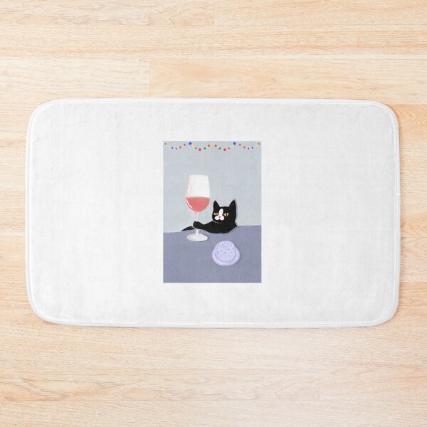 Item preview, Cat with Wine: Festive Vibes designed and sold by Doroshshop.