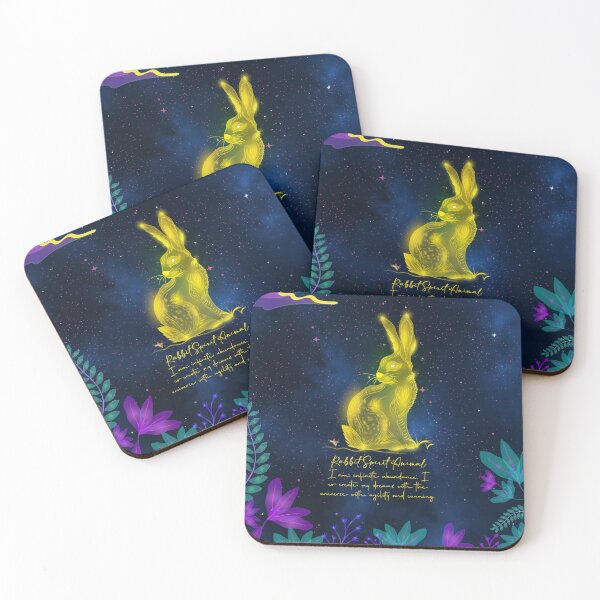 Item preview, Cosmic Rabbit - Spirit Animal designed and sold by Lorenacorreac.