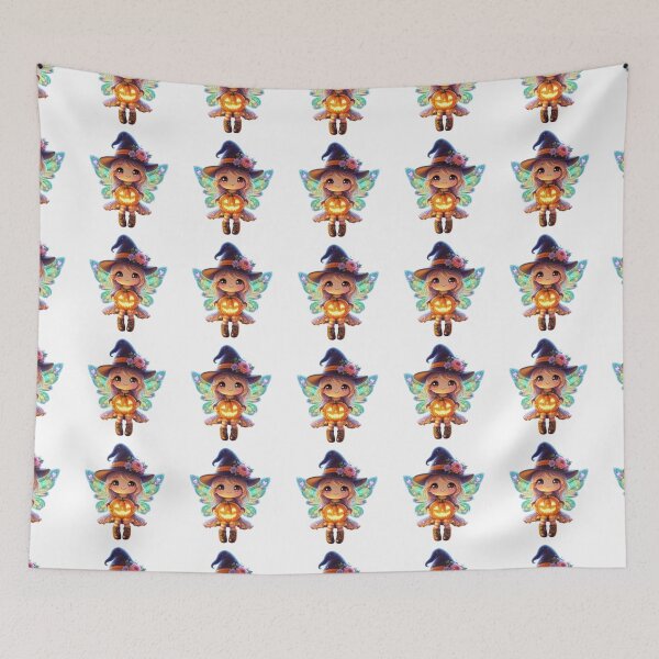 Item preview, Witchy Pumpkin Fairy in Halloween Town designed and sold by richiebenny.