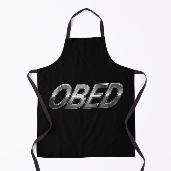 Item preview, Silver typography OBED designed and sold by Darkifun.