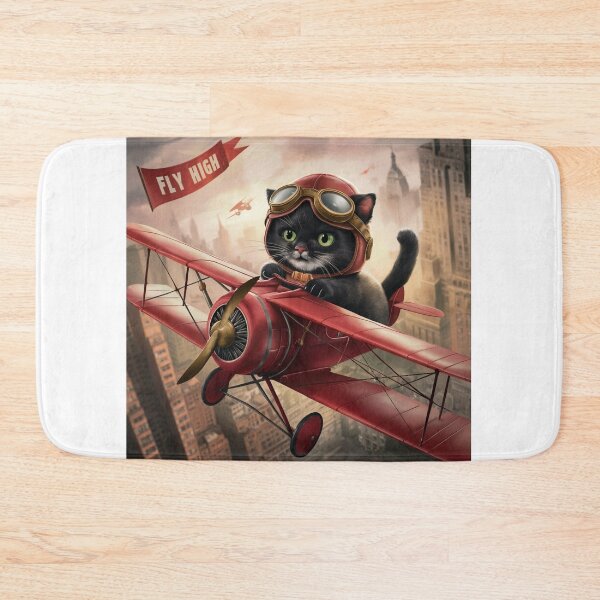 Item preview, Cat pilot - fly high designed and sold by lavka-xd.