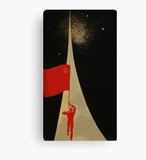 all the way up to the stars - soviet union propaganda Canvas Print