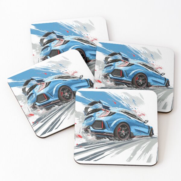 Item preview, 2018 Honda Civic Type R FK8 Brilliant Blue designed and sold by motomojo69.