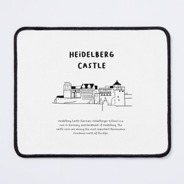 Item preview, Heidelberg Castle – Heidelberg | Famous Landmarks in Germany designed and sold by RM-Journey.