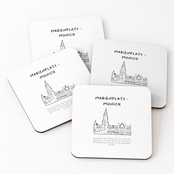 Item preview, Marienplatz – Munich | Famous Landmarks in Germany designed and sold by RM-Journey.