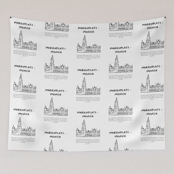 Item preview, Marienplatz – Munich | Famous Landmarks in Germany designed and sold by RM-Journey.