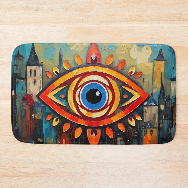 Item preview, Evil Eye Painting designed and sold by ArtFactoryAI.