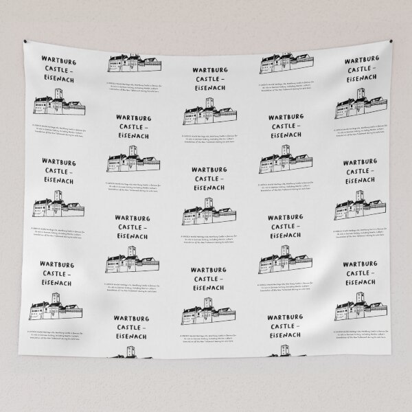 Item preview, Wartburg Castle – Eisenach | Famous Landmarks in Germany designed and sold by RM-Journey.