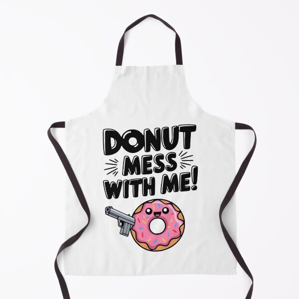 Item preview, Donut Mess With Me! Funny Donut Holding A Gun designed and sold by PMCreative.