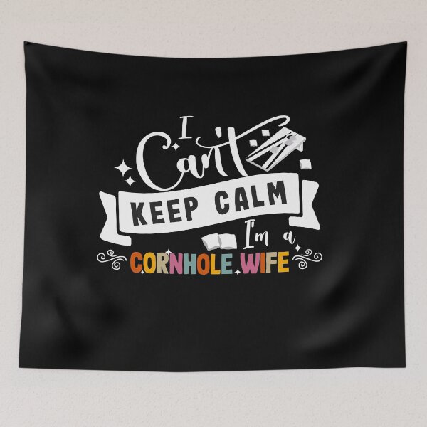 Item preview, No puedo mantener la calma, soy una esposa de Cornhole designed and sold by REDDLINE.