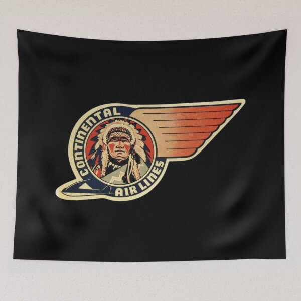 Item preview, Continental Airlines Vintage Luggage Tag designed and sold by FutureTraveller.