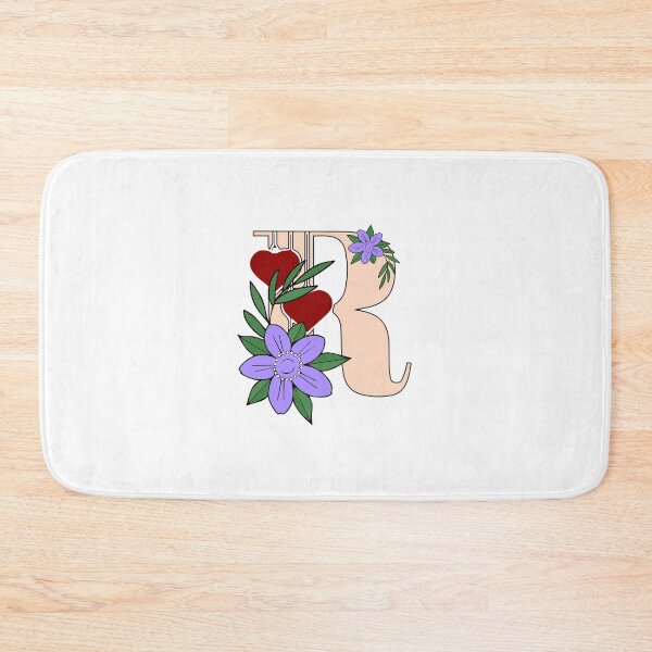 Item preview, R with flowers. designed and sold by designing01Ar3.
