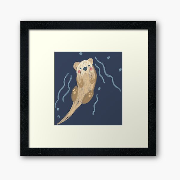 Item preview, Cute otter illustration for children designed and sold by CecyLL.