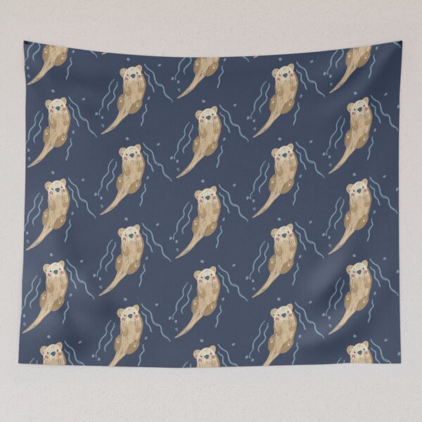 Item preview, Cute otter illustration for children designed and sold by CecyLL.