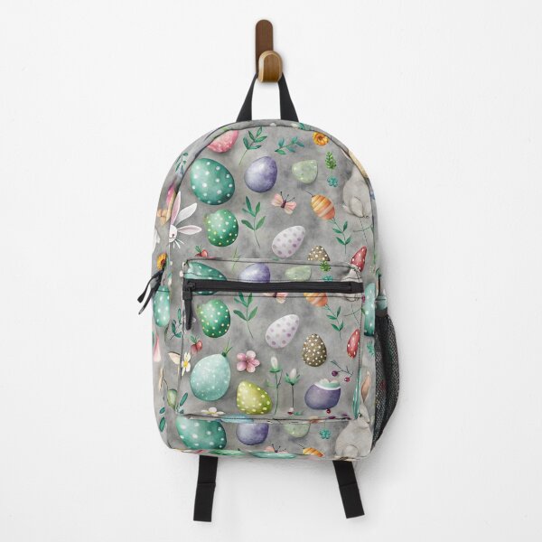 Item preview, Whimsical Easter Illustration with Rabbits and Colorful Eggs designed and sold by Rostislav Bouda.