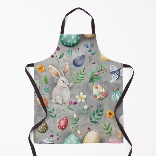 Item preview, Whimsical Easter Illustration with Rabbits and Colorful Eggs designed and sold by Rostislav Bouda.