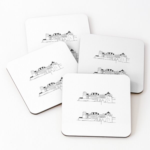 Item preview, Illustration of Heidelberg Castle – Heidelberg | Famous Landmarks in Germany designed and sold by RM-Journey.
