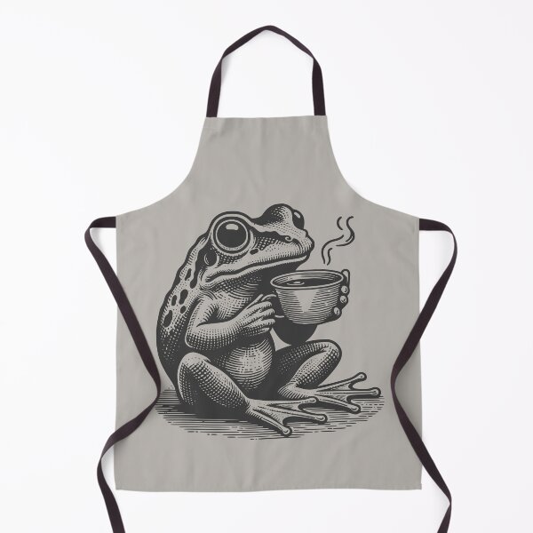 Item preview, Cute Cottagecore Aesthetic Frog Drink Coffee Vintage Graphic  designed and sold by Dapper-Art.