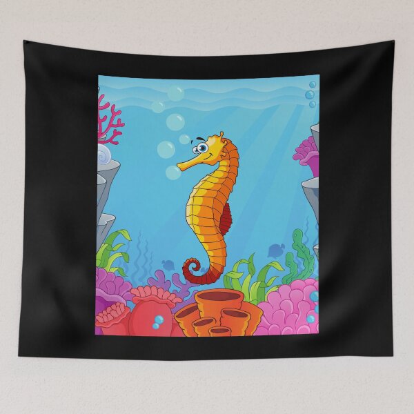 Item preview, SEAHORSE GRAPHIC ONE HORSEPOWER DESIGN  designed and sold by OnlineTshirtMan.