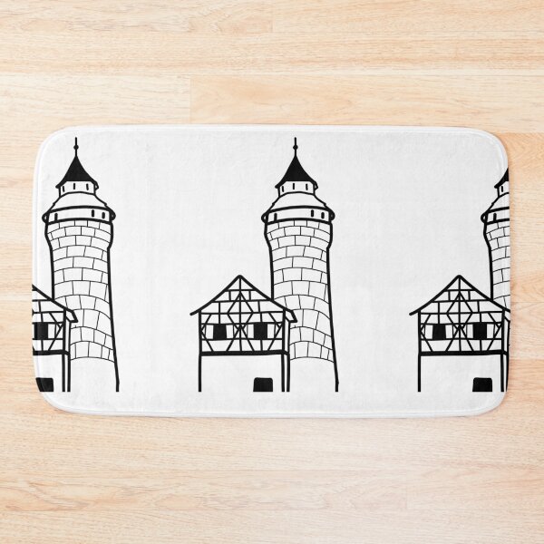 Item preview, Illustration of Nuremberg Castle – Nuremberg | Famous Landmarks in Germany designed and sold by RM-Journey.