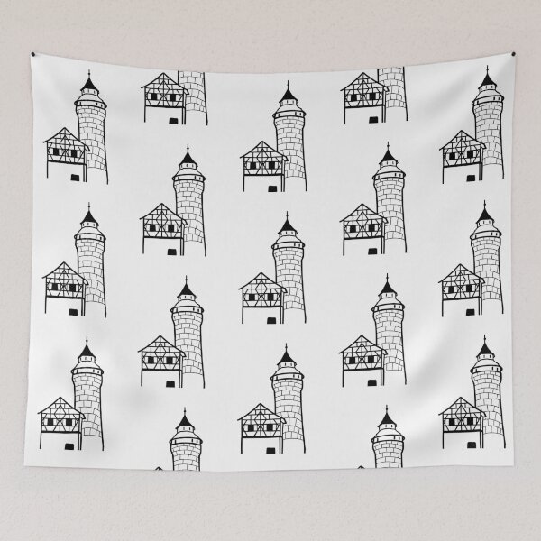 Item preview, Illustration of Nuremberg Castle – Nuremberg | Famous Landmarks in Germany designed and sold by RM-Journey.