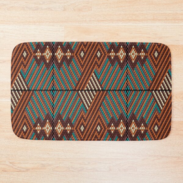 Item preview,  Colorful geometric abstract Latin American ethnic ornament,pattern with diamond shapes. designed and sold by Ihor Ivanov.