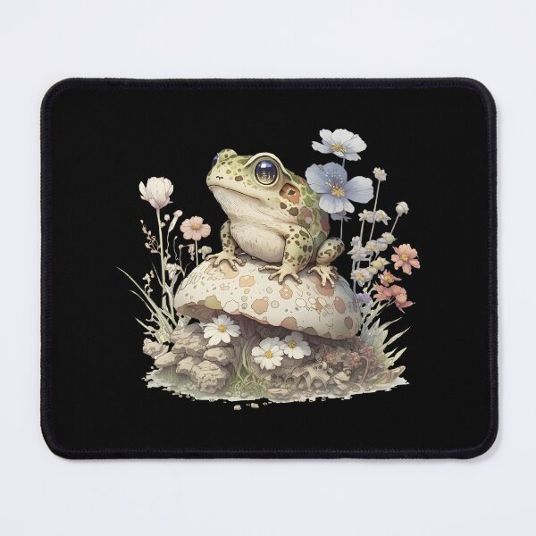 Item preview, Cute Cottagecore Aesthetic Frog Mushroom Vintage Graphic designed and sold by Dapper-Art.