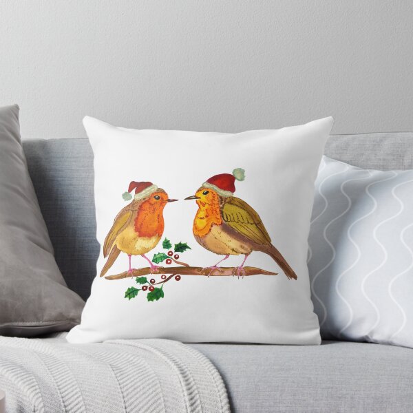 Item preview, Watercolour Robin Christmas Birds designed and sold by IBCARTS.
