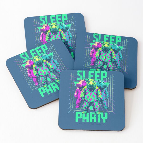 Item preview, Sleep Party T-shirt Graphic Design Illustration designed and sold by atspali.