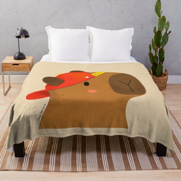 Item preview, Capybara with Cap designed and sold by julianamotzko.