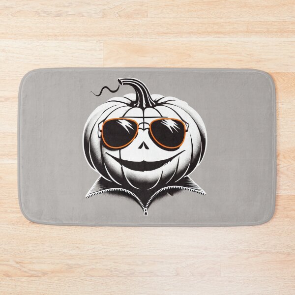 Item preview, Pumpkin with Glasses and Vampire Collar designed and sold by Blink Art Studio.