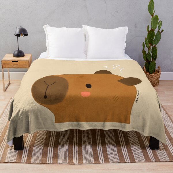 Item preview, Capybara with some questions designed and sold by julianamotzko.