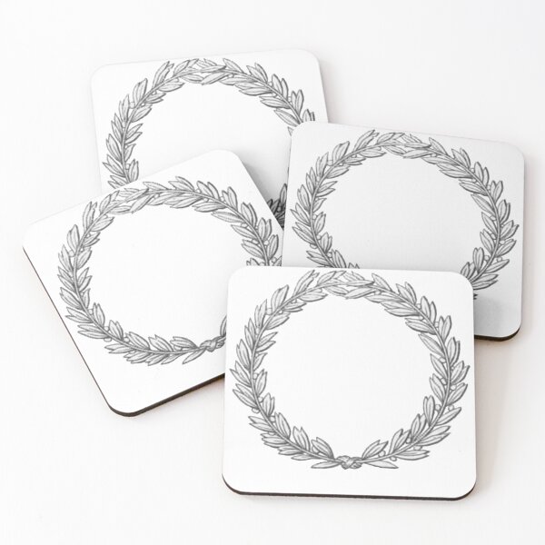 Item preview, Laurel Wreath Illustration, Greek Wreath, Roman Wreath, Victory Wreath designed and sold by HawthorneFlame.