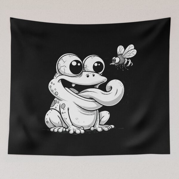 Item preview, Cute Cottagecore Aesthetic Frog Bee Vintage Graphic designed and sold by Dapper-Art.