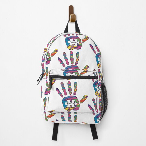 Item preview, Autism single Hand colourful designed and sold by TheSilentArtists.
