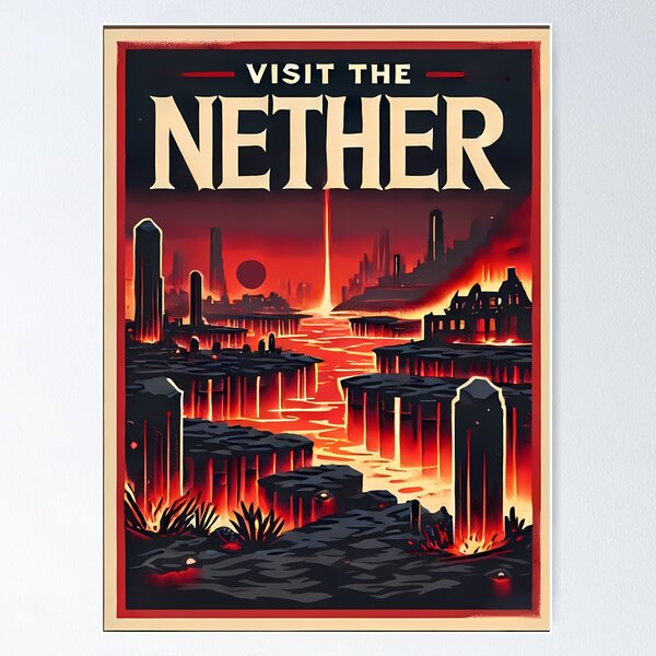 Item preview, visit the nether  designed and sold by Gam3Wear.