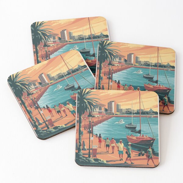Item preview, Newcastle Vintage Travel Poster designed and sold by TravelerRat.