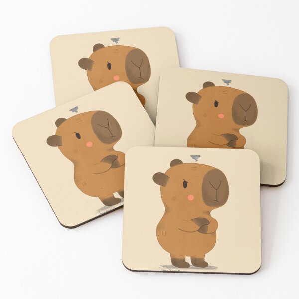 Item preview, Grumpy Capybara designed and sold by julianamotzko.
